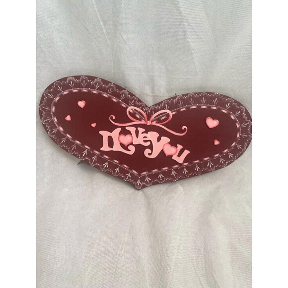 Double sided heart‎ shape wall art - Picture 2 of 9